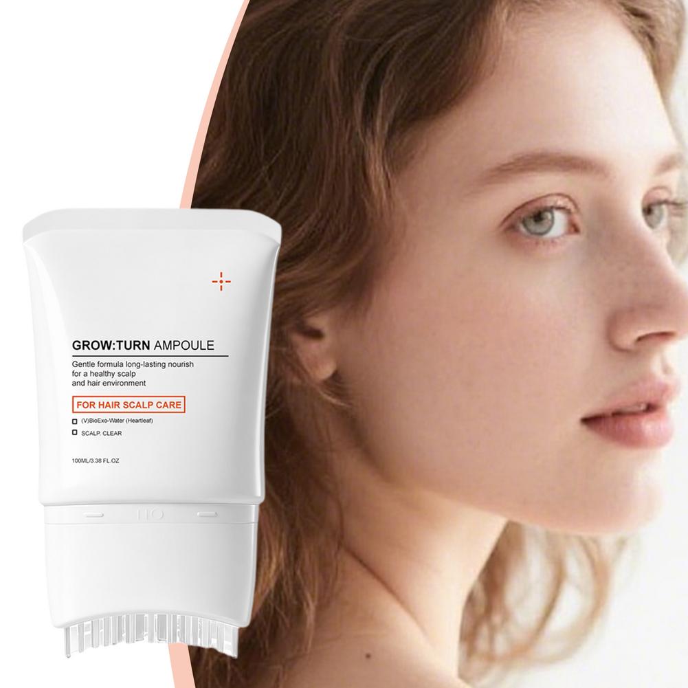Hair Care Korean - 韓国製エクソソームコーム付き完璧なスカルプケアセラム、育毛エッセンス、頭皮環境改善、スカルプマッサージャー、ヘアケア