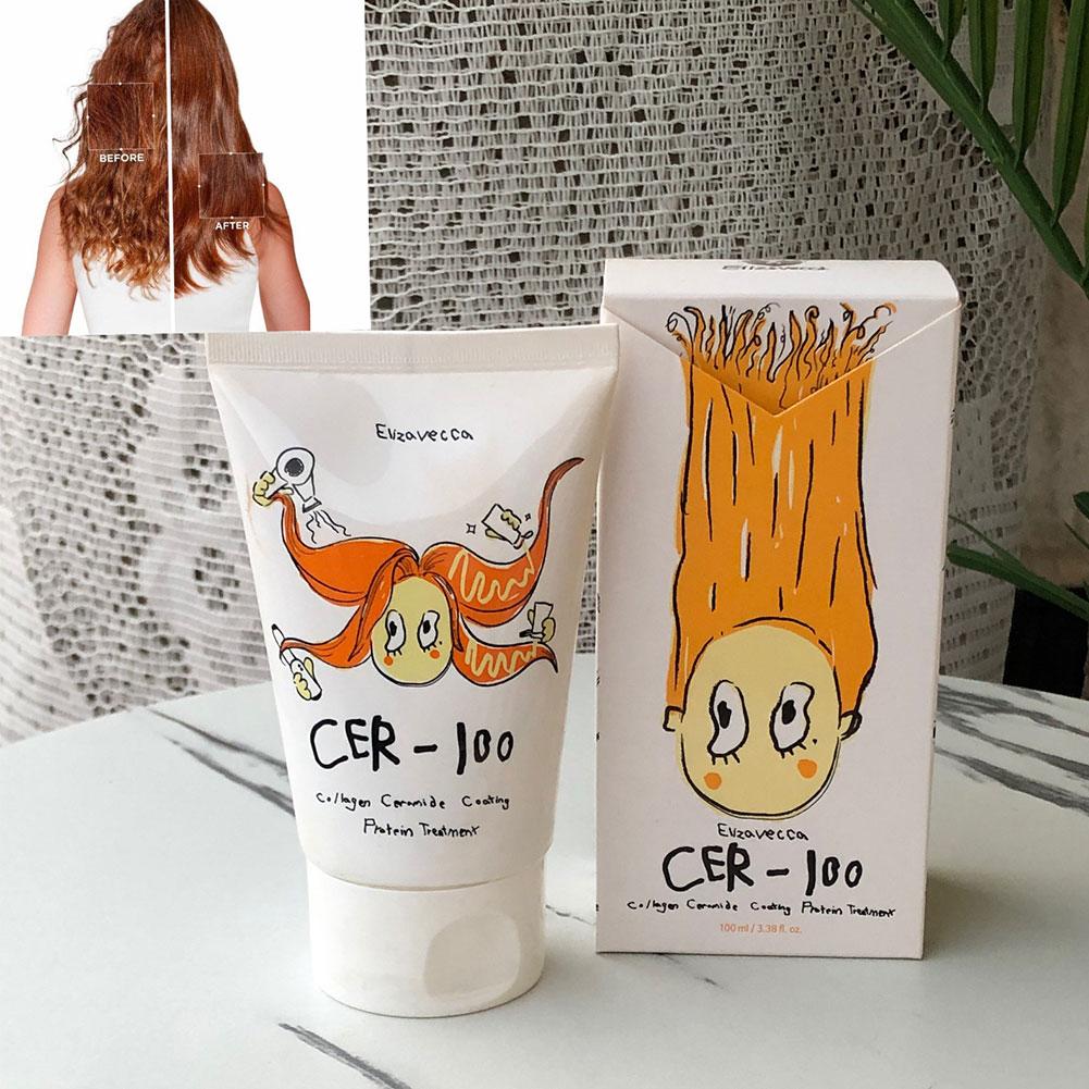 Hair Care Korean - Cer-100 コラーゲンヘアマスク 栄養を与えて滑らかな輝きを実現＆乾燥・ダメージヘアを修復 韓国オリジナル 柔らかさを向上させるコンディショナー