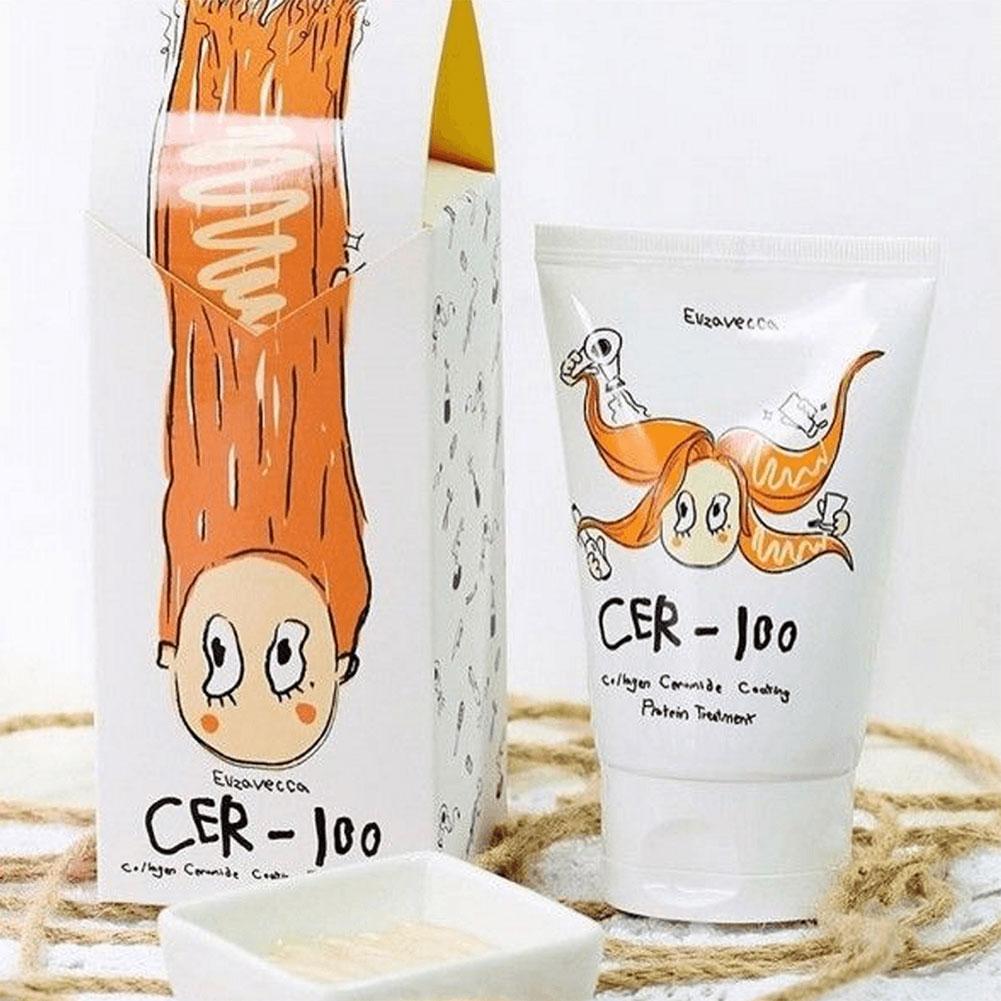 Hair Care Korean - ﻿ CER-100 コラーゲンヘアトリートメントマスク 天然成分 韓国ヘアケア 髪の切れ毛を防ぎ、縮れ毛を改善するヘアマスク