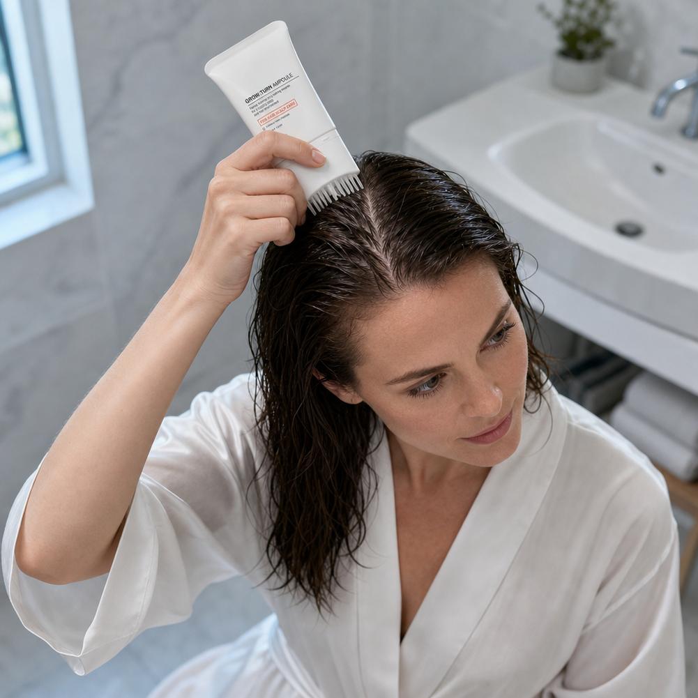 韓国製エクソソームコーム付き完璧なスカルプケアセラム、育毛エ - Hair Care Korean のレビューと価格