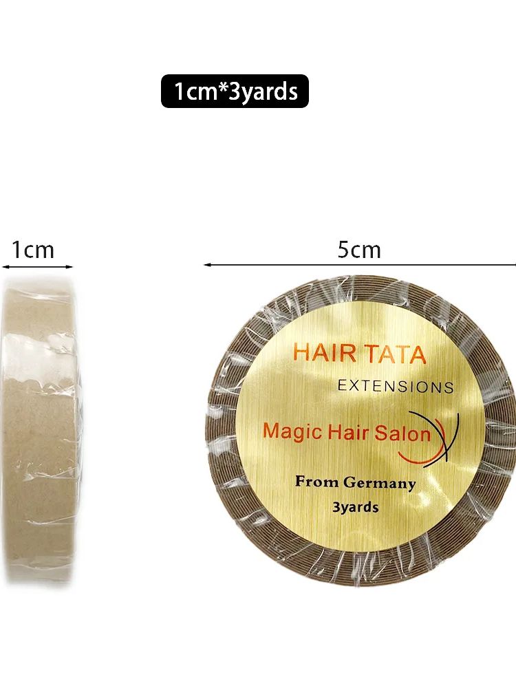 3 ヤードタタヘアエクステンションテープロールクラフトブラウ - Hair Extension Tape In のレビューと価格