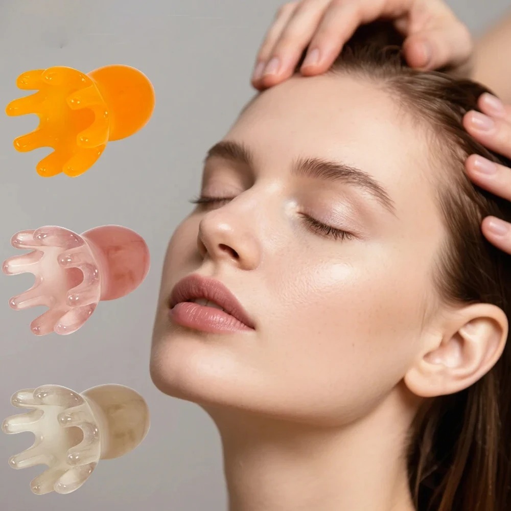 かわいいタコ頭皮マッサージコーム（樹脂製）｜韓国ヘアケア、ス - Hair Care Korean のレビューと価格