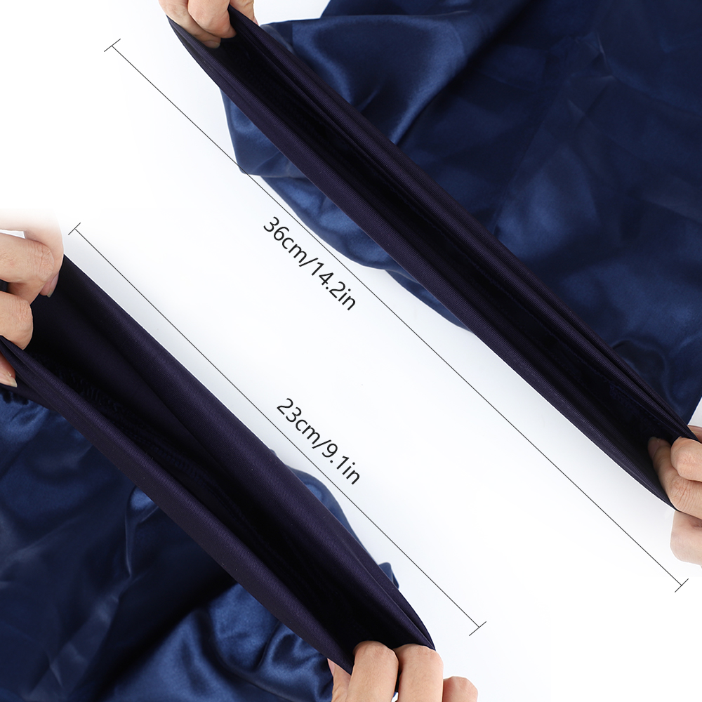 サテンボンネットロングヘア帽子ソフト弾性バンドナイトキャップ - Hair Care Long Hair のレビューと価格