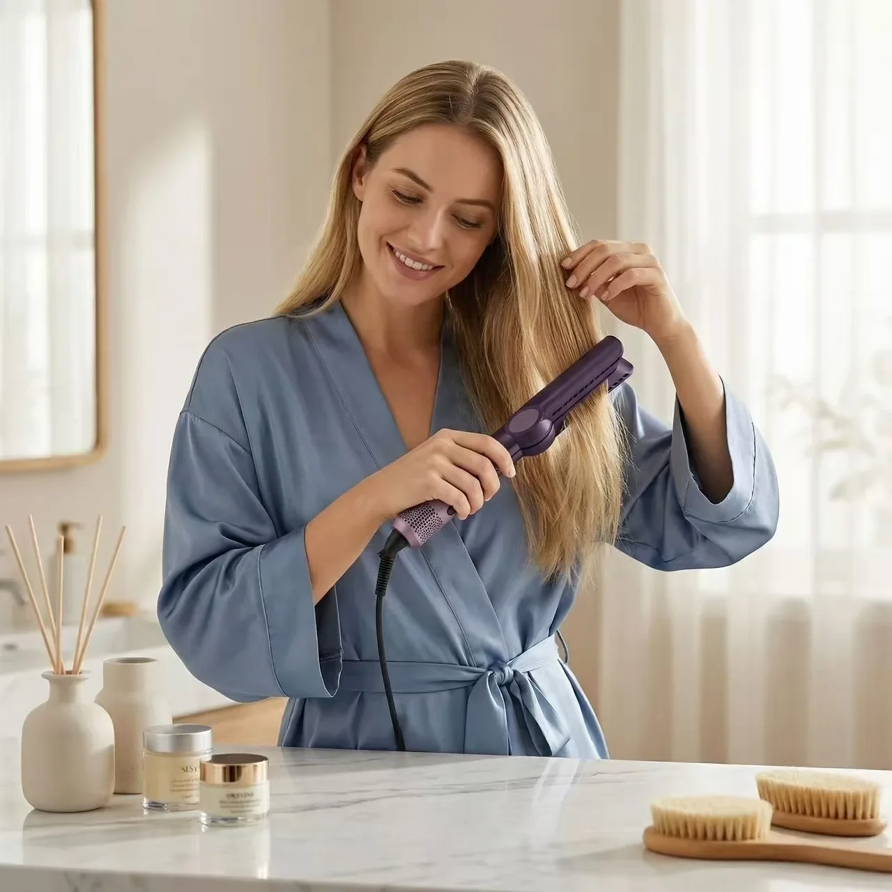 SenCiciMen 2 in 1 ヘアドライヤーストレート - Hair Care Long Hair のレビューと価格