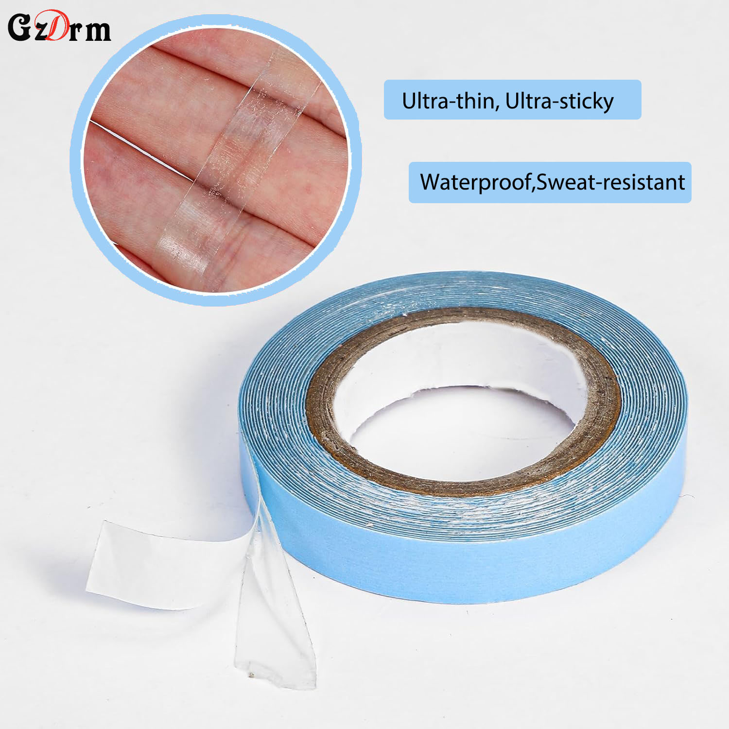 3 ヤード ヘアブルーテープ ヘアエクステンション/レースウ - Hair Extension Tape In のレビューと価格