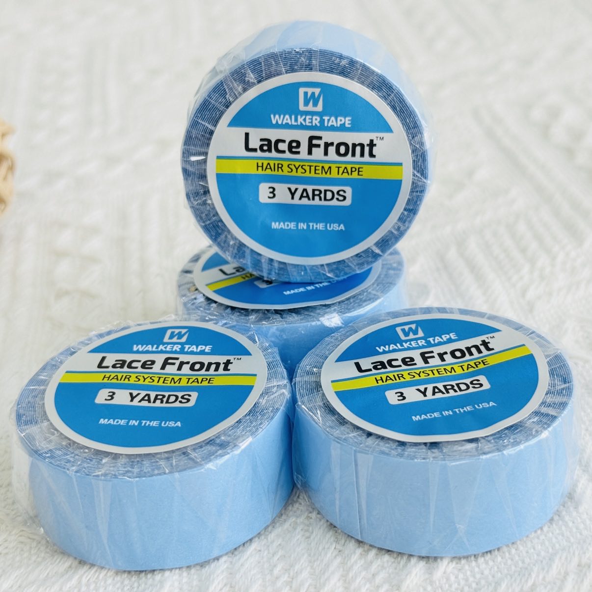 3ヤード 2.0CM フロントレースウィッグ両面テープ ヘア - Hair Extension Tape In のレビューと価格