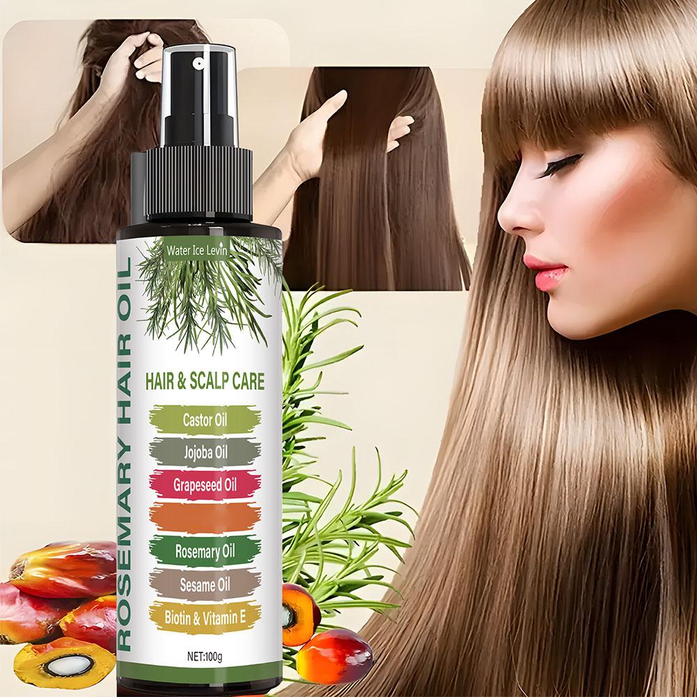 100 グラムローズマリーオイル頭皮集中エッセンスケアダメー - Rosemary Hair Oil のレビューと価格
