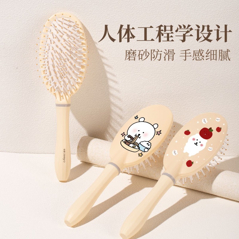ホットチイカワエアクッションコーム、静電気防止ソフト歯ヘアブ - Hair Care Japan Products のレビューと価格