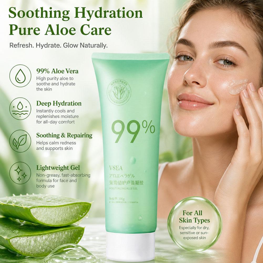 1/3/5 個のアロエベラジェル 99% 純粋な天然アロエジ - Hair Care With Aloe Vera のレビューと価格