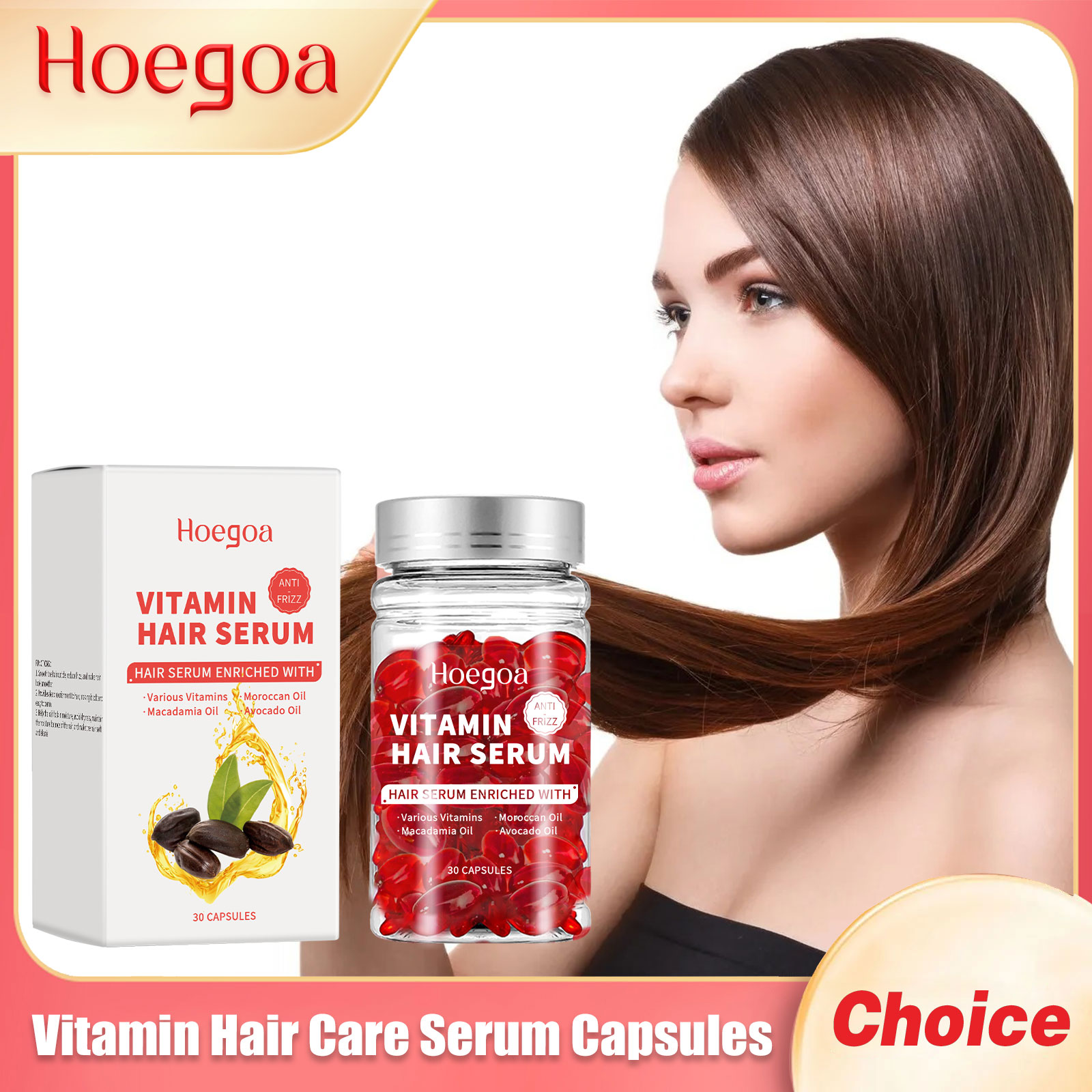 ビタミン ヘアケア セラム カプセル 再成長促進 オイルコン - Hair Care Long Hair のレビューと価格