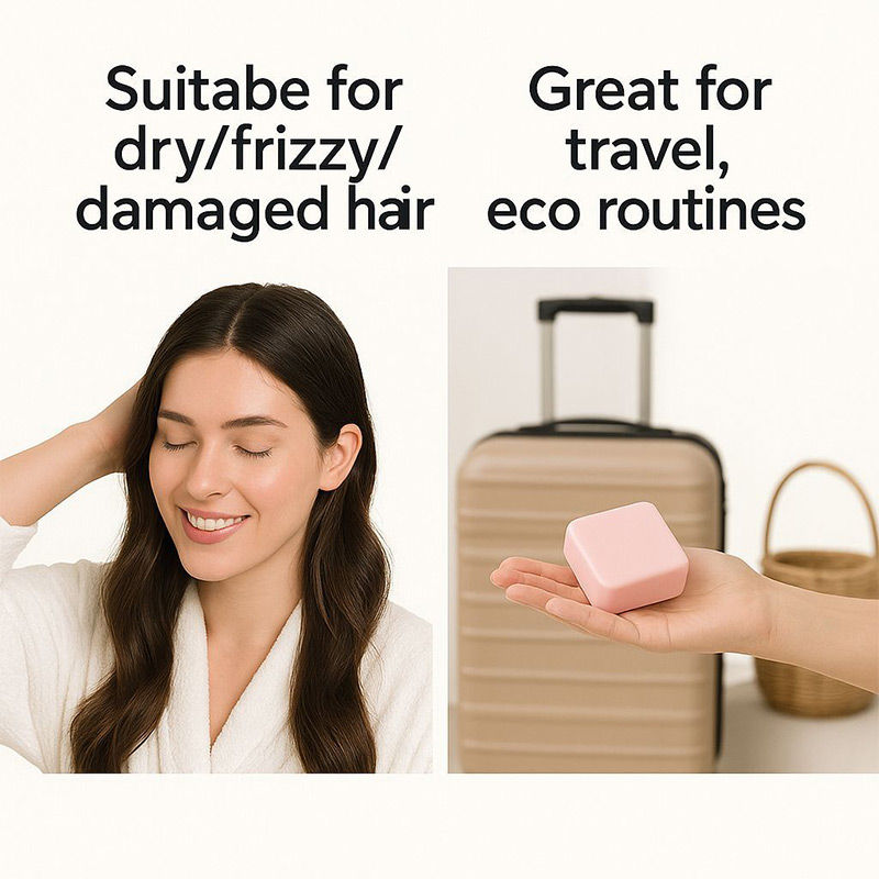 ヒマシ油コンディショナーソープバー、保湿栄養固形シャンプー、 - Hair Care Conditioner のレビューと価格