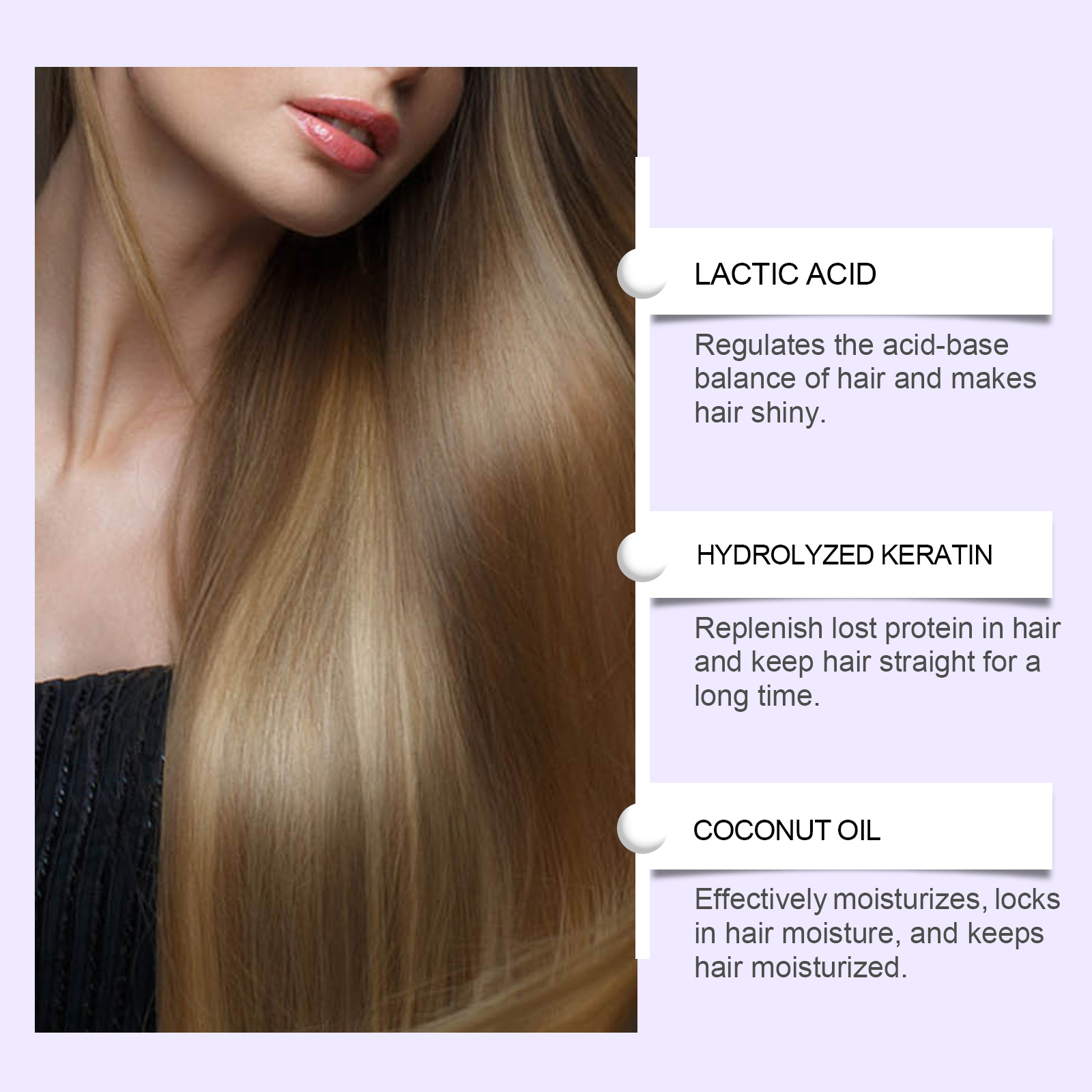 シルクシャインテクノロジー配合のプロテインヘアストレートニン - Hair Care Conditioner のレビューと価格