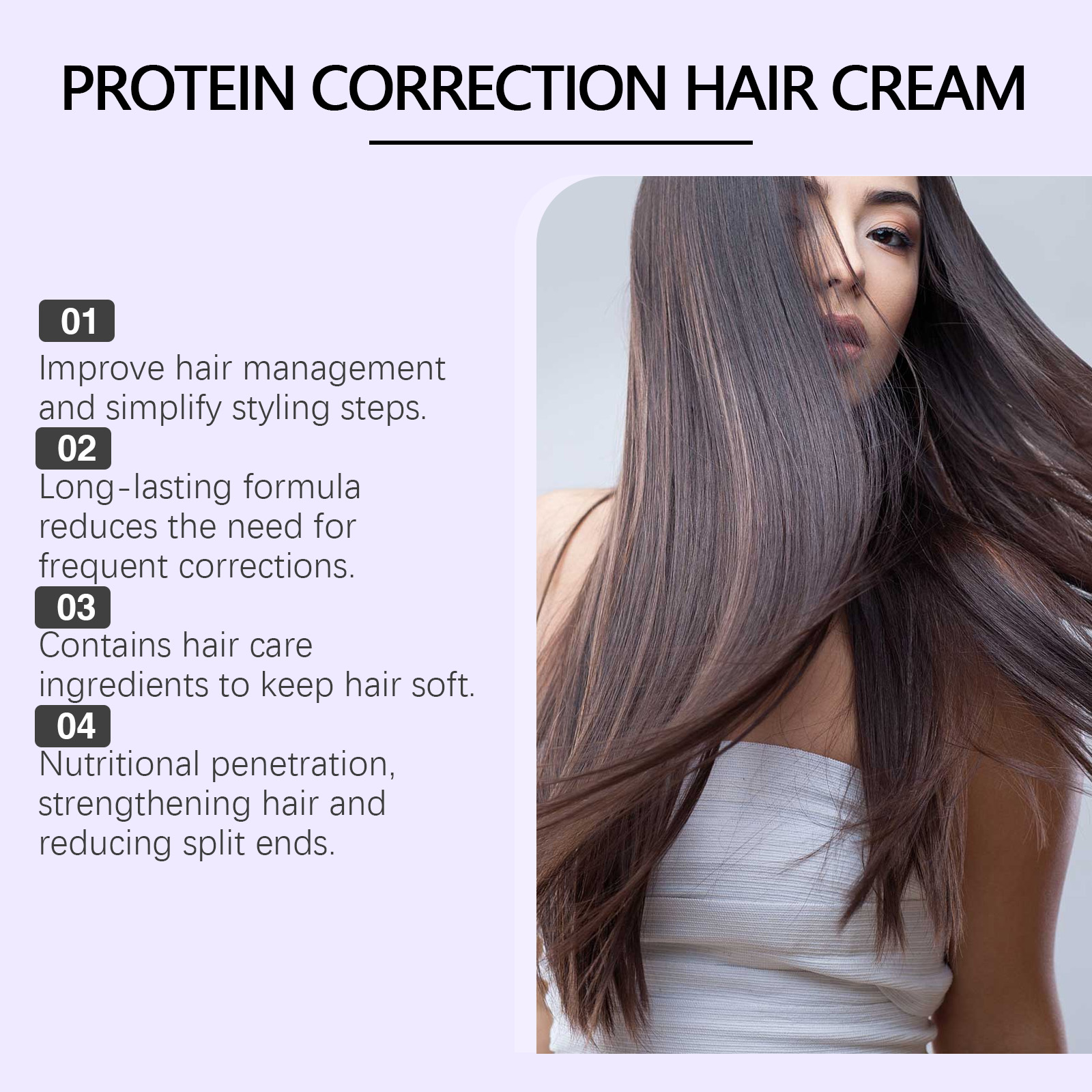 シルクシャインテクノロジー配合のプロテインヘアストレートニン - Hair Care Conditioner のレビューと価格
