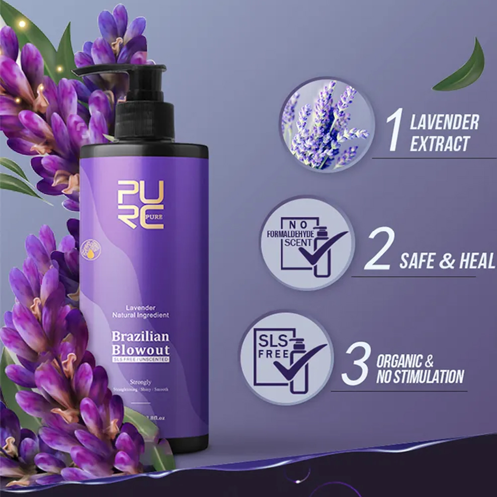 PURC ラベンダー 12% ブラジルケラチン縮毛矯正トリー - Hair Care Korean のレビューと価格