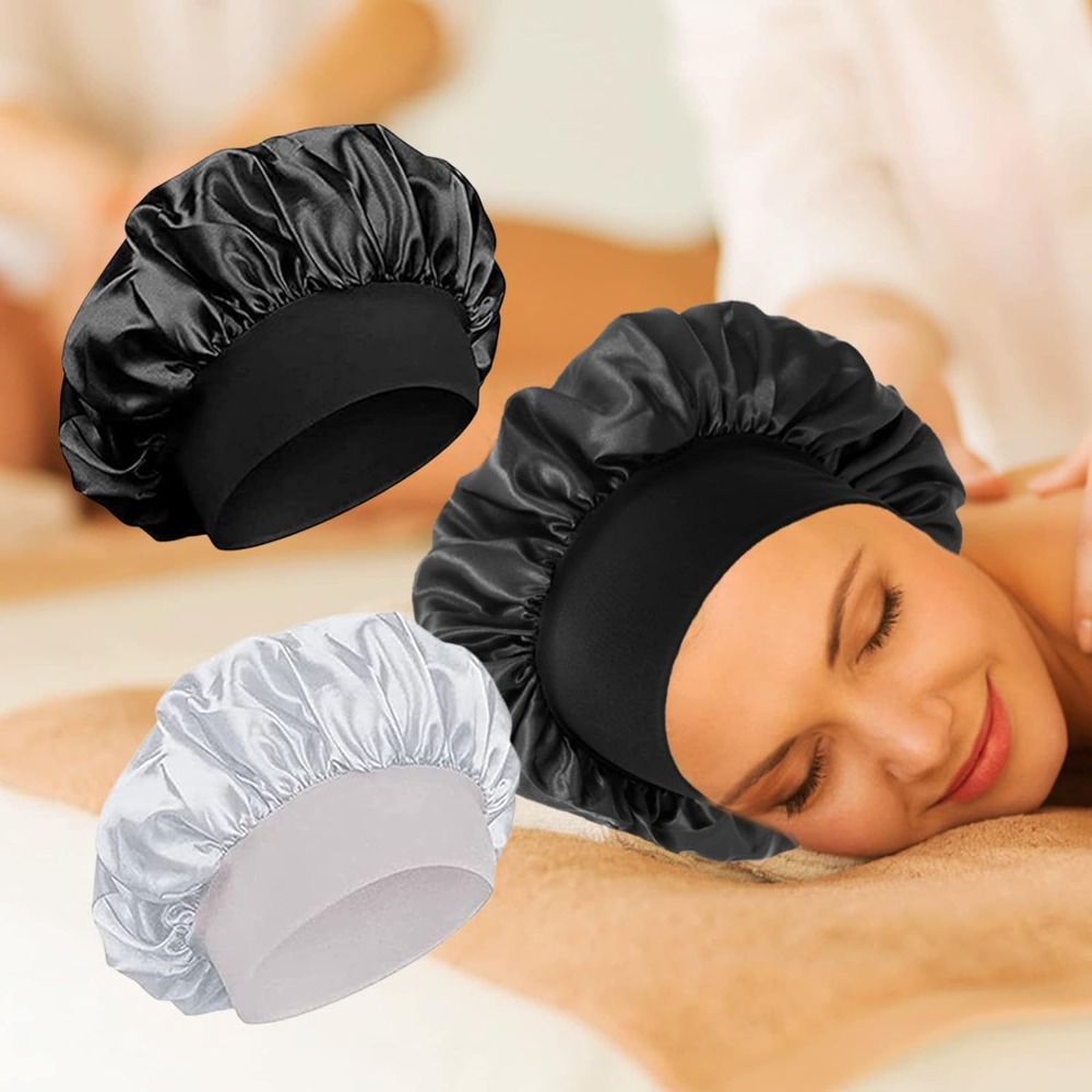 ソフトロングヘアケアボンネット イミテーションシルク ソリッ - Hair Care Long Hair のレビューと価格