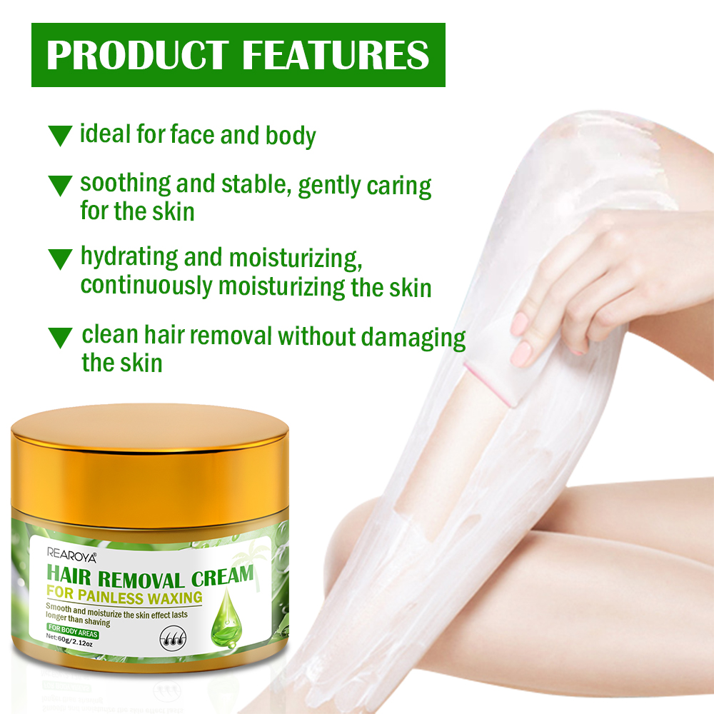 アロエベラ脱毛クリーム,肌にダメージを与えずにクレンジングし - Hair Care With Aloe Vera のレビューと価格