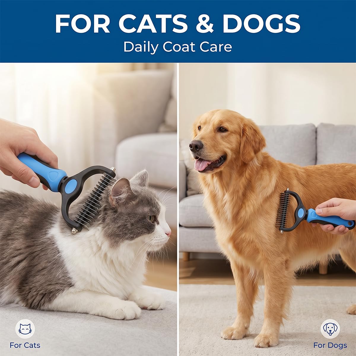 犬や猫の毛のお手入れに適したペットグルーミングツール。 長髪 - Hair Care Long Hair のレビューと価格