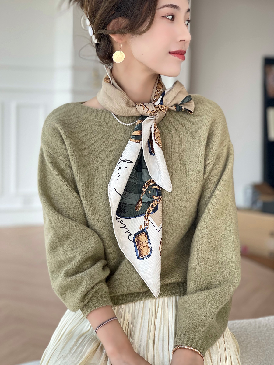 90 センチメートルシルクスカーフ女性ツイルバンダナ高級ブラ - Hair Care Luxury Brands のレビューと価格